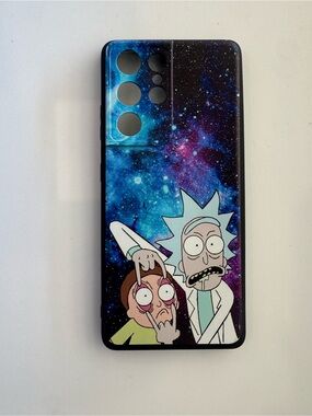 Rick and Morty Galaxy Phone Case - Blue